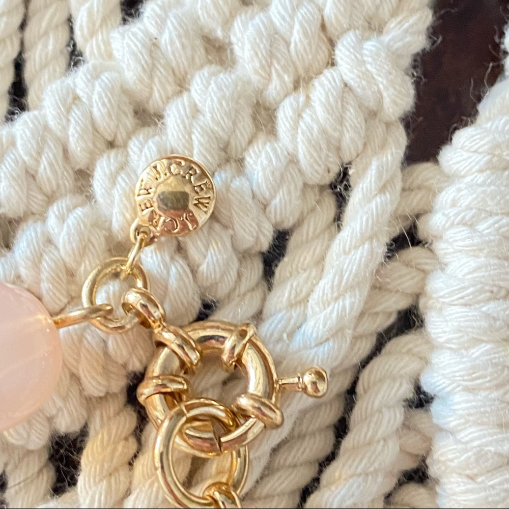 NWOT J. Crew | Multi strand pale pink beaded necklace #281 - Picture 4 of 5